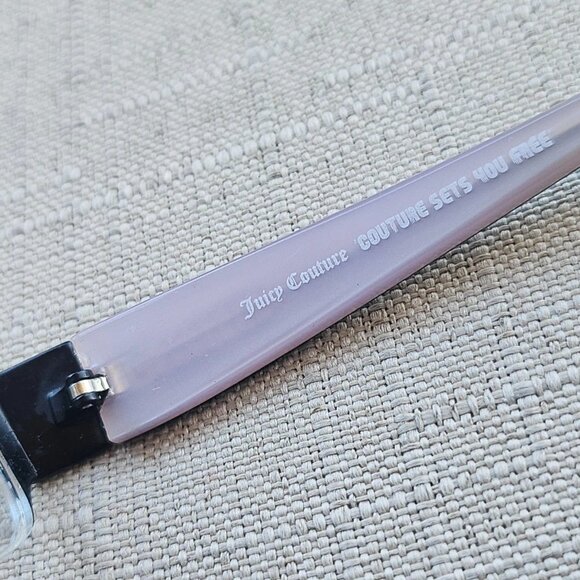 Juicy Couture Women Eyeglasses Frame Halr Rim Black LUCY Glasses Made in Italy - Picture 11 of 12